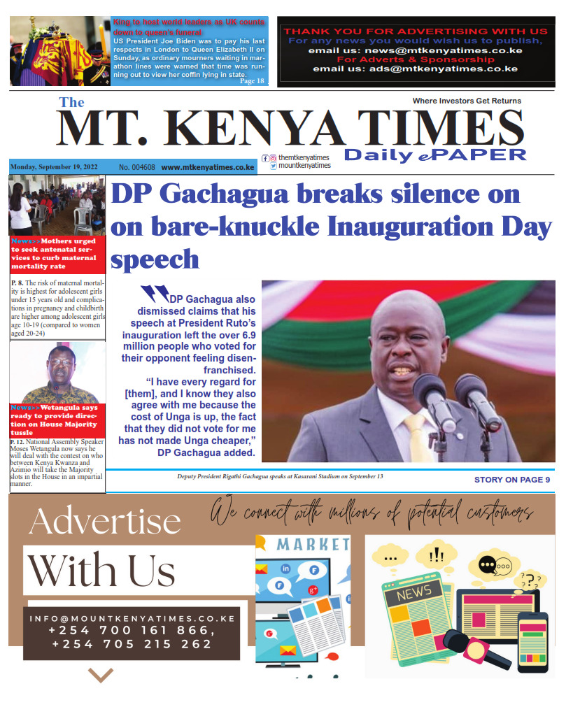 September 19, 2022 Mt Kenya Times ePAPER_001