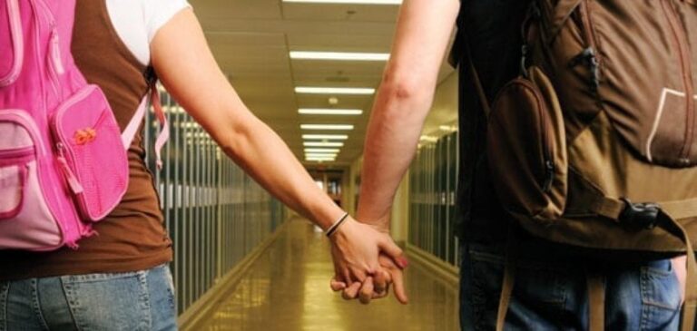 Teenagers in relationship