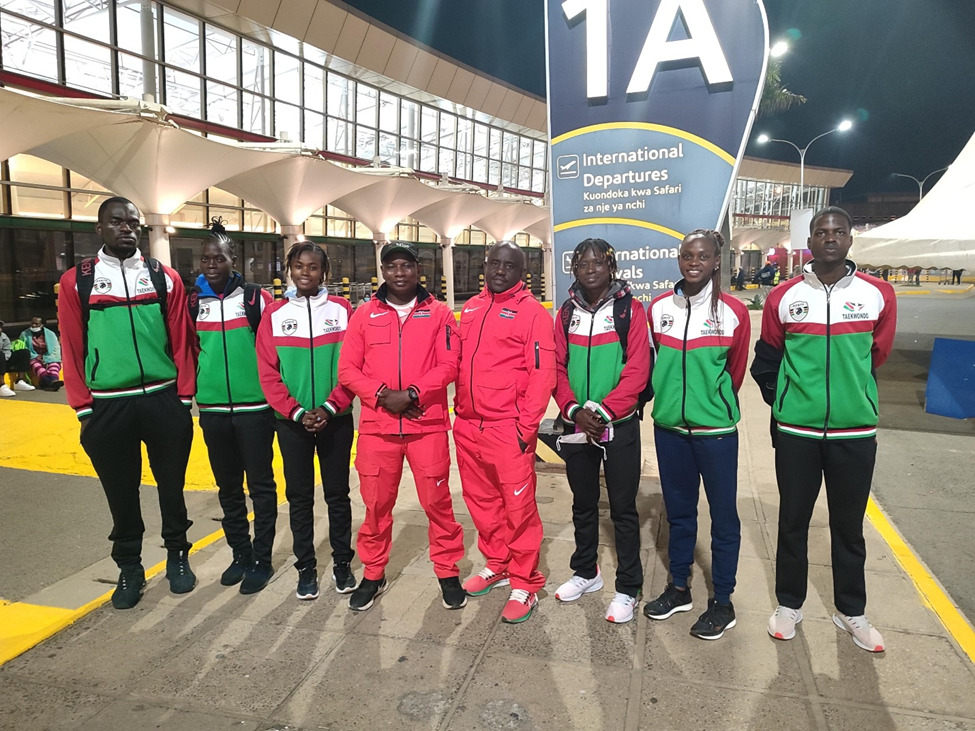 The Kenya national Tae Kwon do team