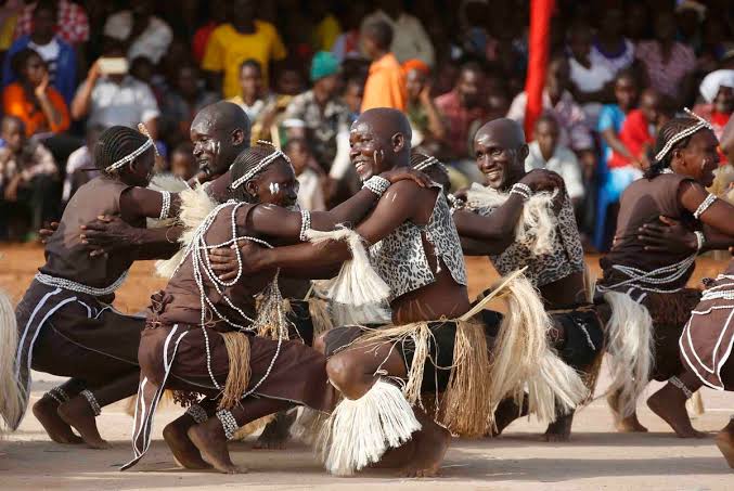 Traditional dancers perform in past Ura Gate Tharaka Annual Cultural Festival 1