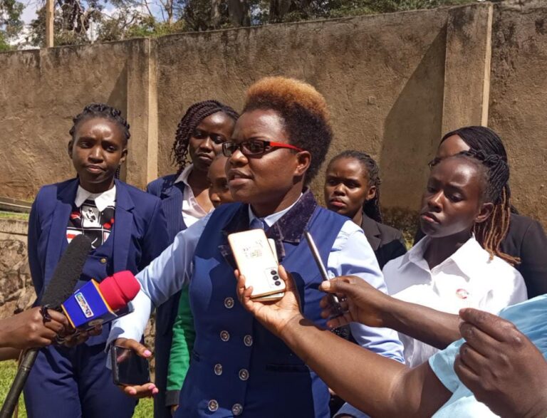 Young female advocates addressing the press have vowed to support Kisii Woman member of the National Assembly with free legal services