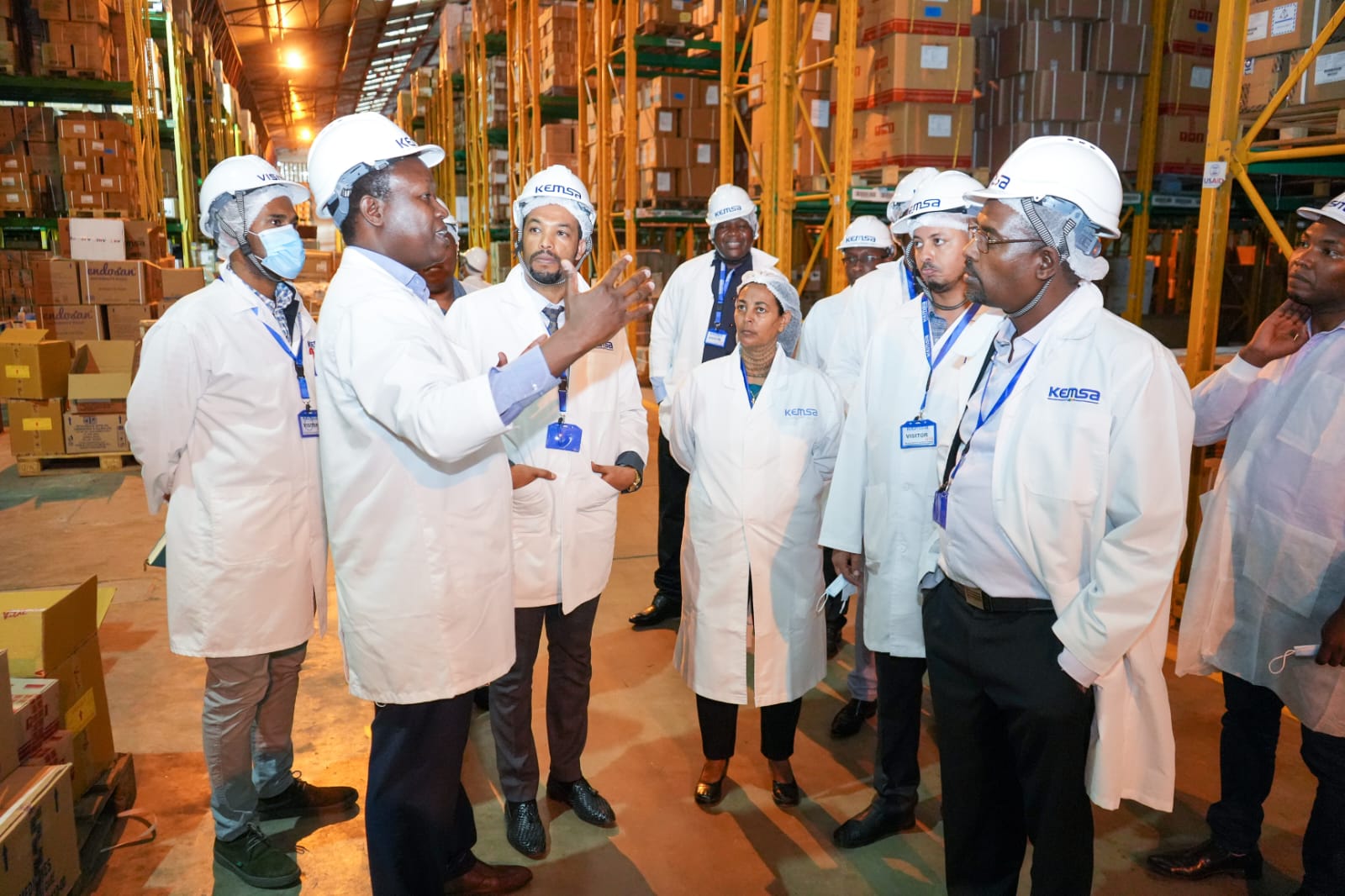 Kenya Medical Supplies Authority (KEMSA) Acting Operations Director Dr Jarred Nyakiba