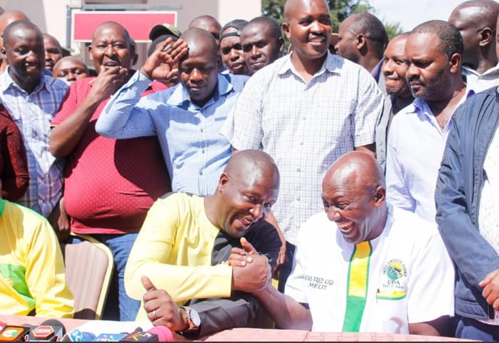 Kericho Governor Dr.Erick Mutai with His Deputy Governor Eng Fred Kirui