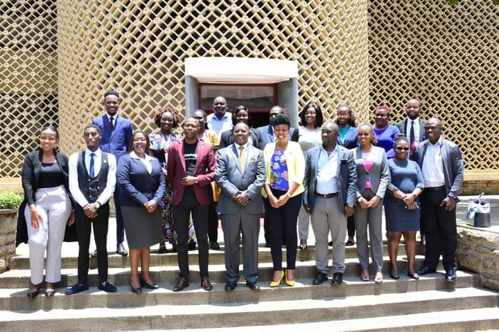 Leaders who attended the World Scouts Parliamentary Union (WSPU) meeting yesterday.