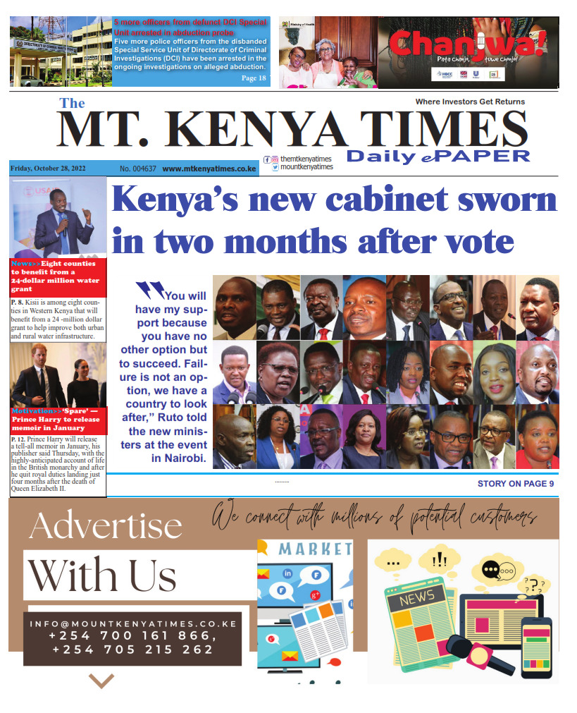 October 28, 2022 Mt Kenya Times ePAPER_001