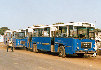 Public transportation in Gambia