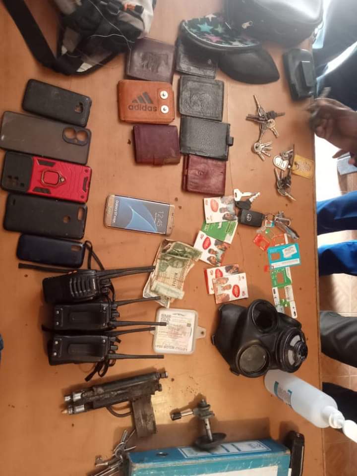 Some of the recovered items