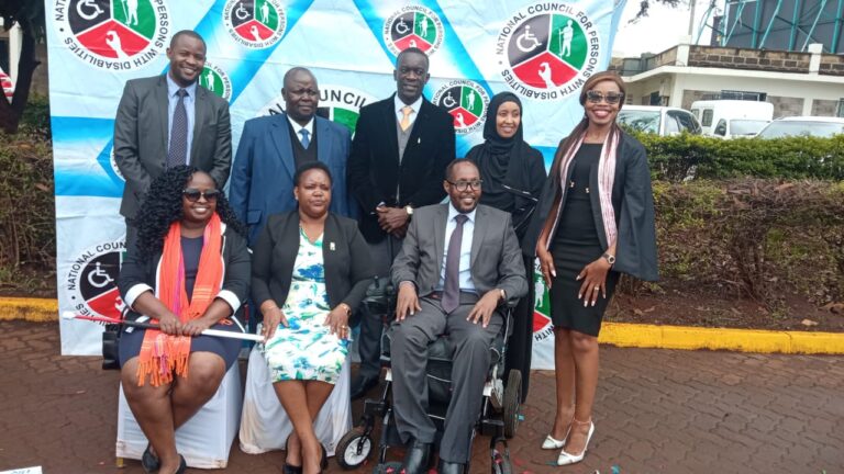 Cabinet Secretary Florence Bore graced the launch of the new system at Persons living with disabilities