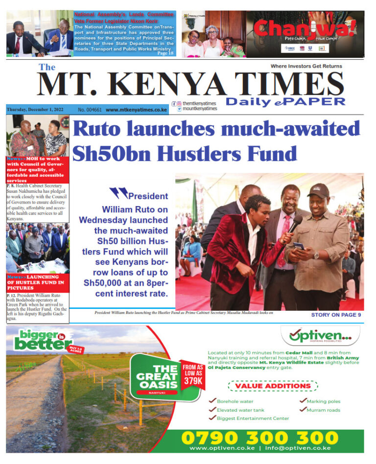 December 1, 2022 Mt Kenya Times ePAPER_001