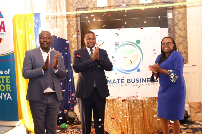 Hamisi Williams (left), Deputy Representative FAO Kenya