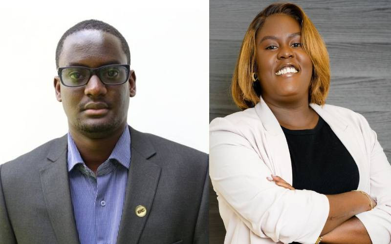 Kennedy Kalonzo and Winnie Odinga. (Courtesy)