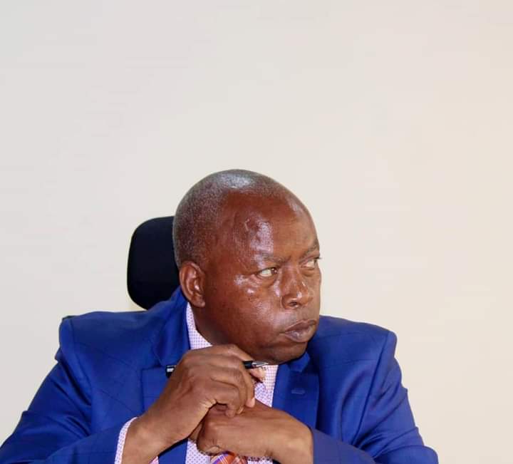 Laikipia West MP Wachira Karani after touring Bunge Towers yesterday