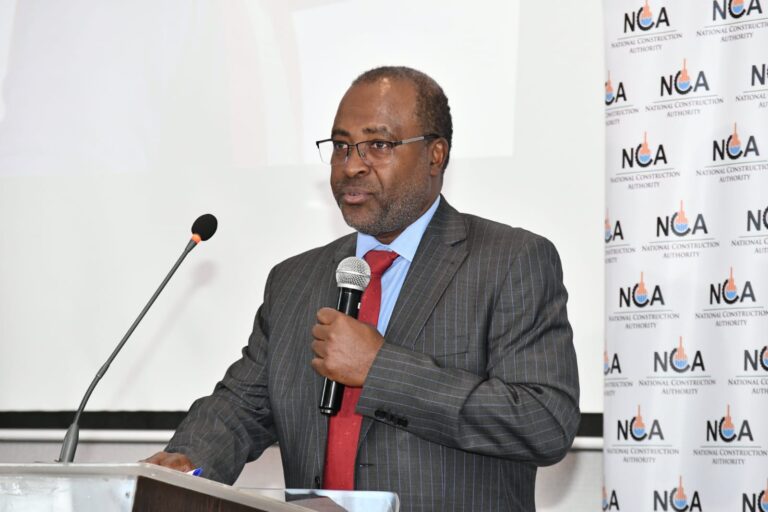 National Construction Authority Chairman QS. David Gaitho