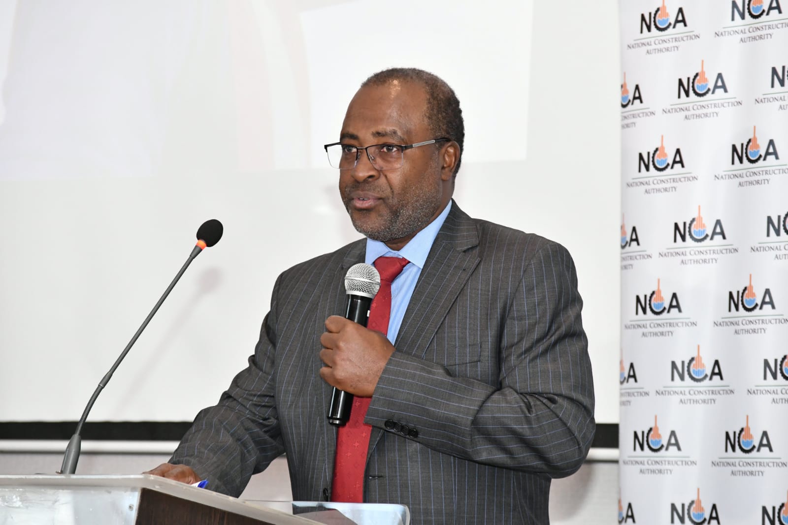 National Construction Authority Chairman QS. David Gaitho