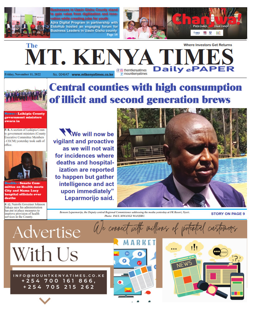 November 11, 2022 Mt Kenya Times ePAPER_001