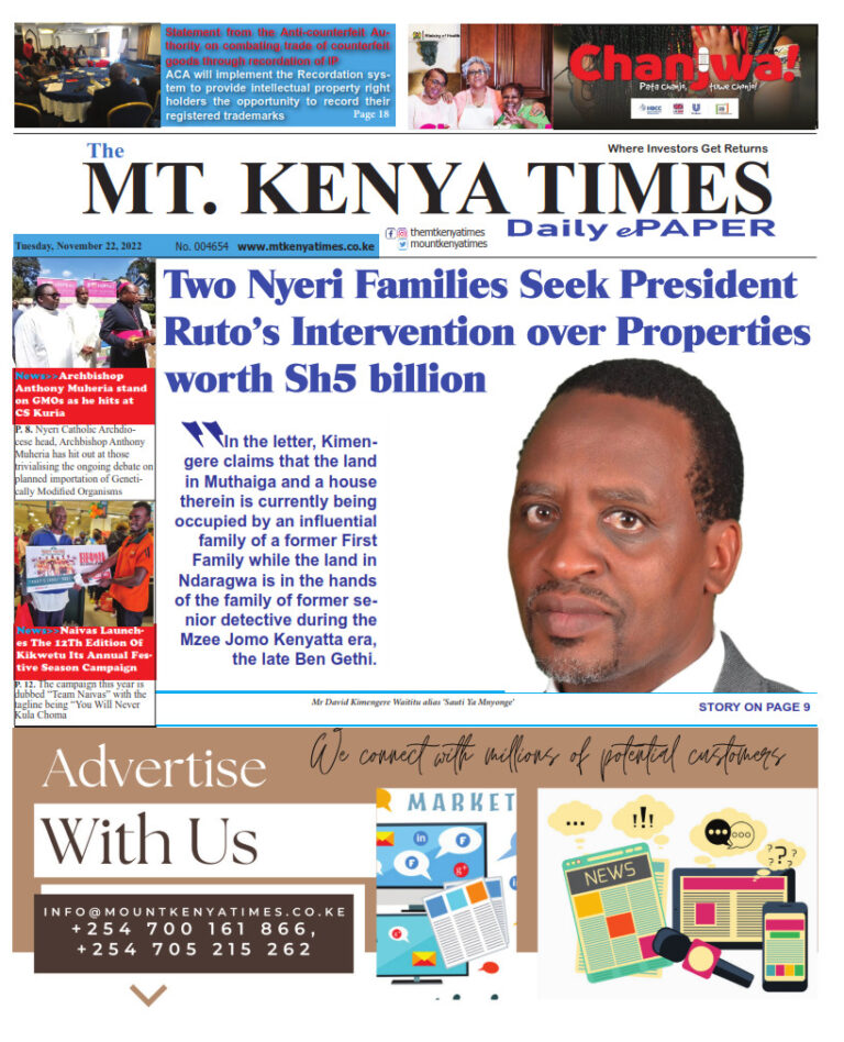 November 22, 2022 Mt Kenya Times ePAPER_001