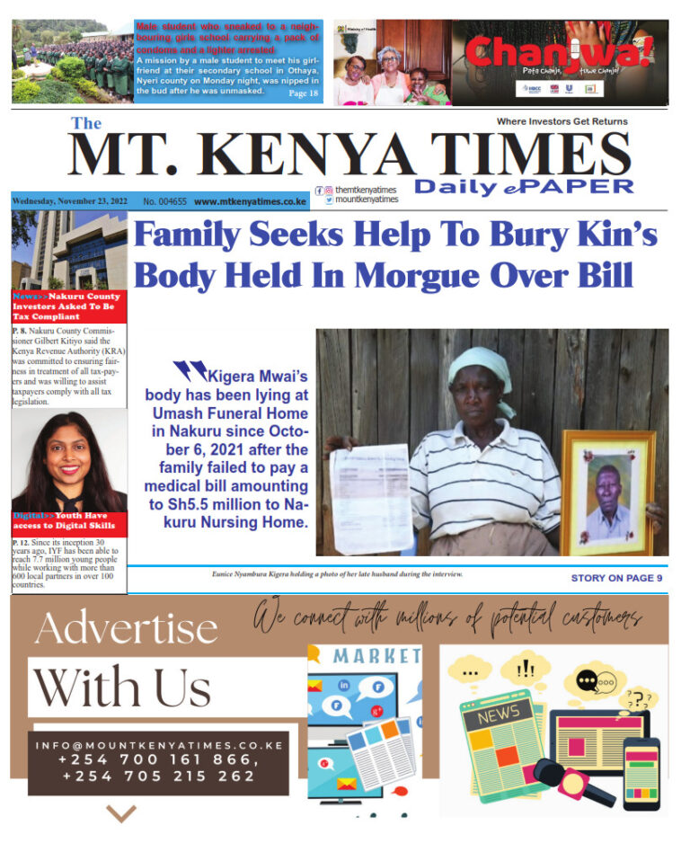 November 23, 2022 Mt Kenya Times ePAPER_001
