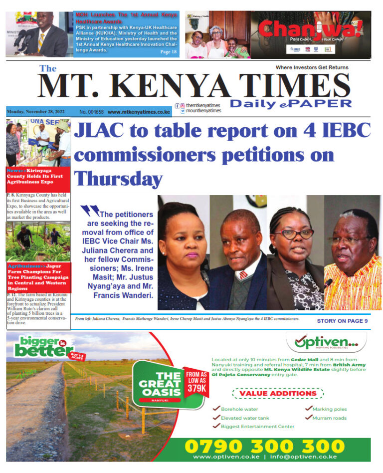 November 28, 2022 Mt Kenya Times ePAPER_001