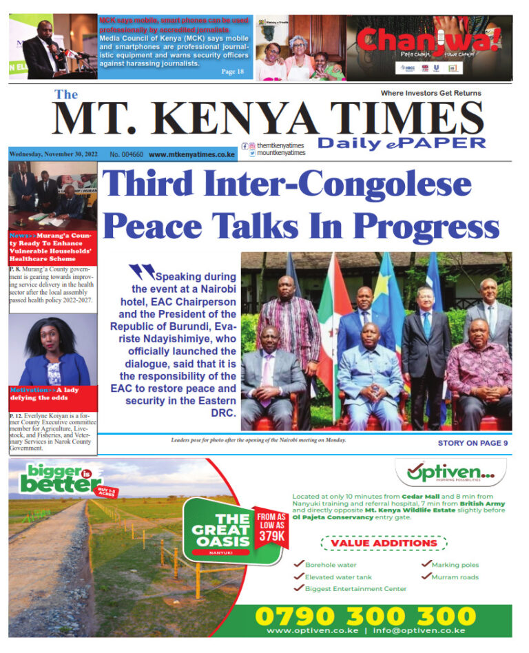 November 30, 2022 Mt Kenya Times ePAPER_001