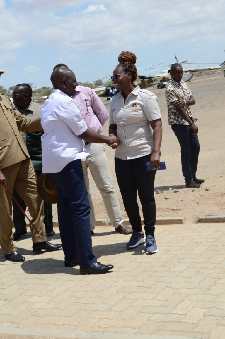 President William Ruto is welcome at Cradle Lounge and Tented Camp in Lodwar