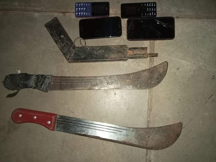 Recovered weapons