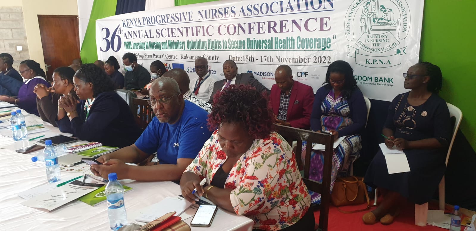 Some of stakeholders who graced the 46th Annual nurses conference.