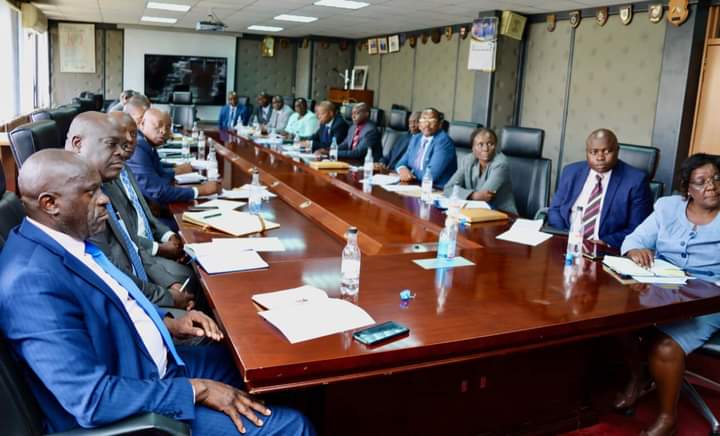 Some of the DCI senior officials at yesterday's meeting