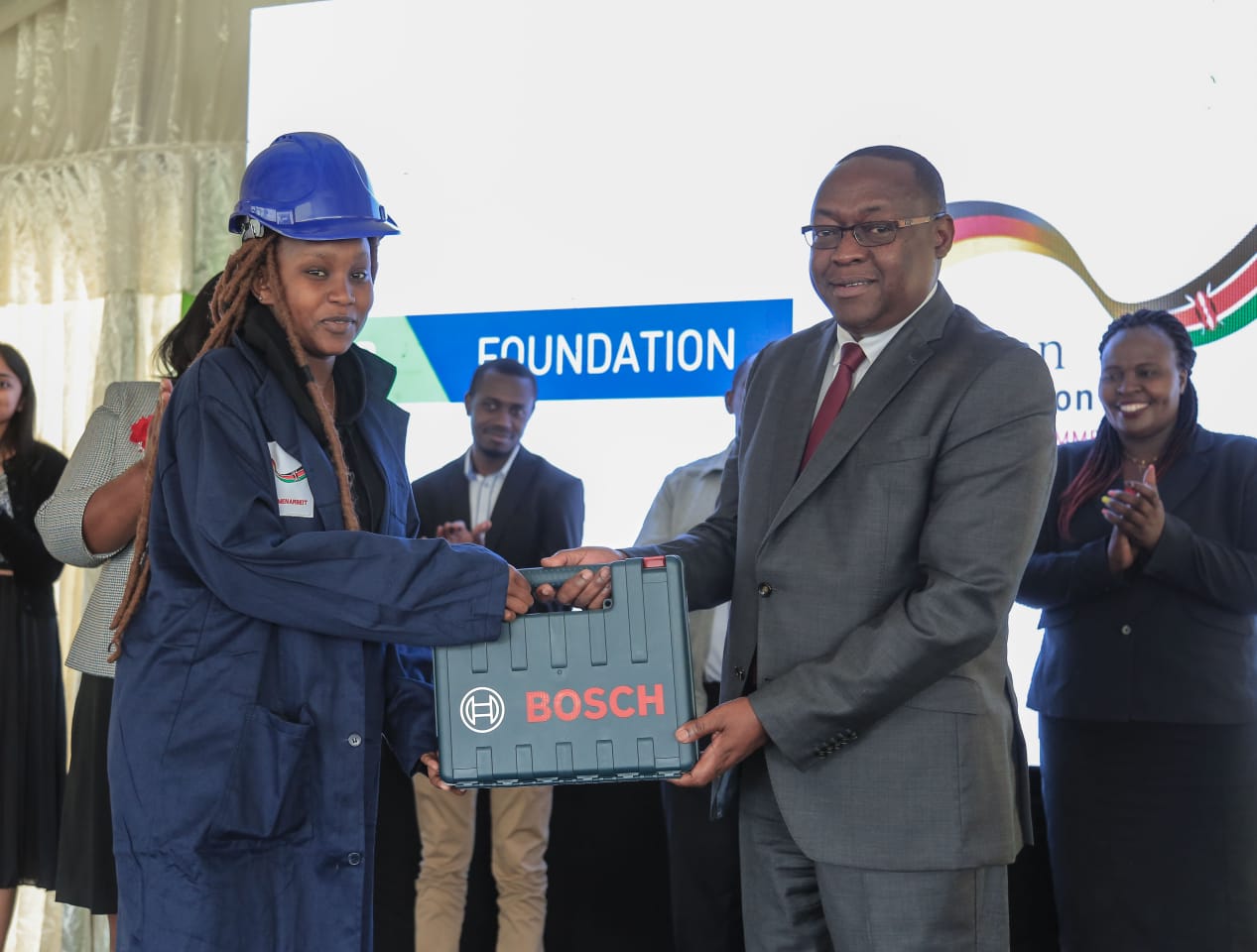 Youth receive over 400 construction toolkits worth KES 19 million from KCB Foundation and GIZ