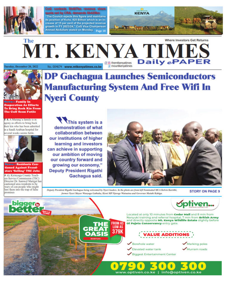December 20, 2022 Mt Kenya Times ePAPER_001