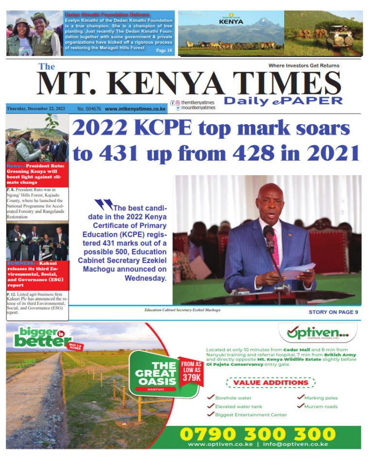 December 22, 2022 Mt Kenya Times ePAPER_001
