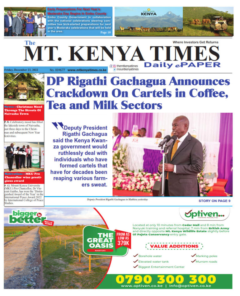 December 23, 2022 Mt Kenya Times ePAPER_001