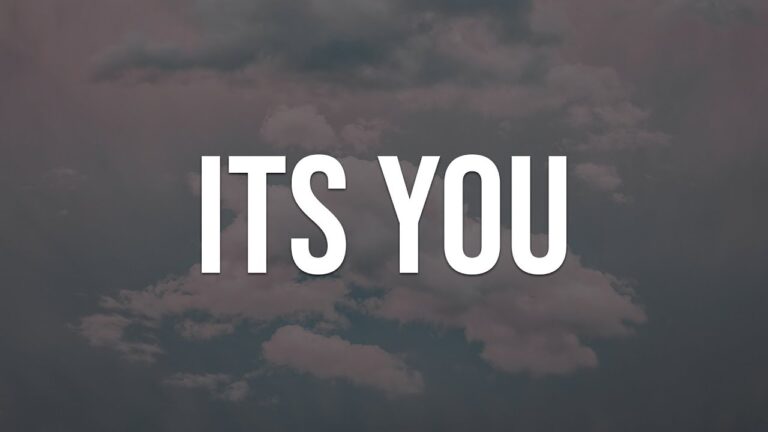 It's you