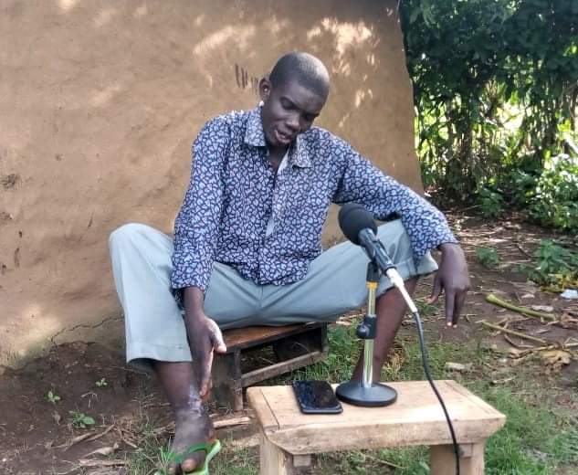 Jacob Opata during the interview