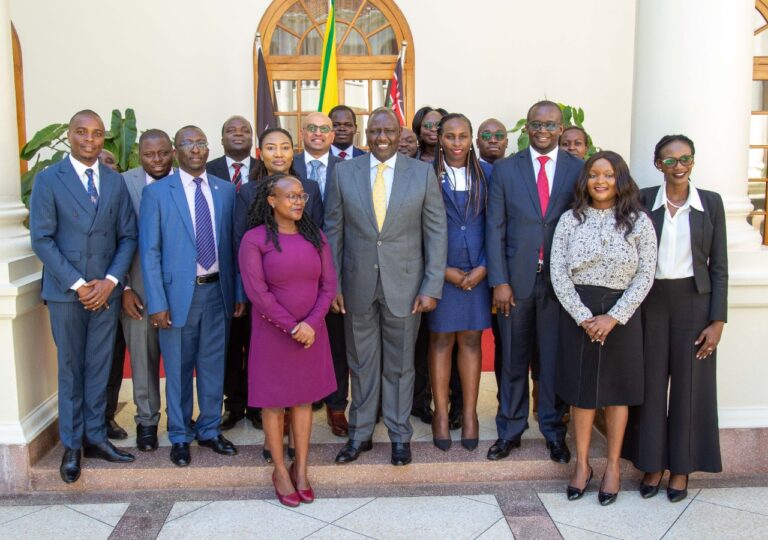 President William Ruto with LSK