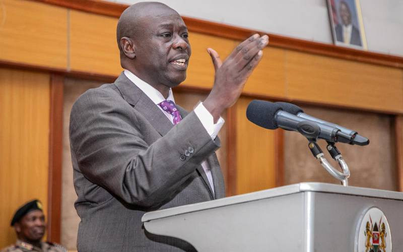 Deputy President Rigathi Gachagua. Photo - PCS