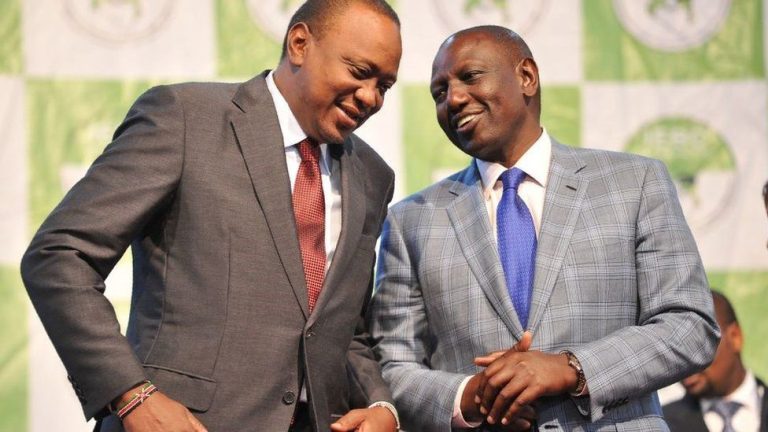 Former President Uhuru Kenyatta and President William Ruto at a past event