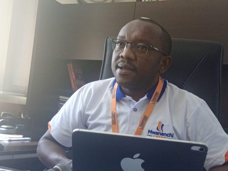 General Manager of Mwananchi Credit Gitonga Muriithi