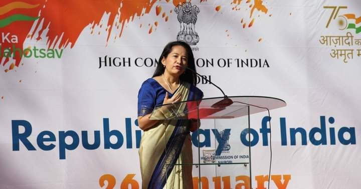 Indian High Commissioner to Kenya Namgya Khampa