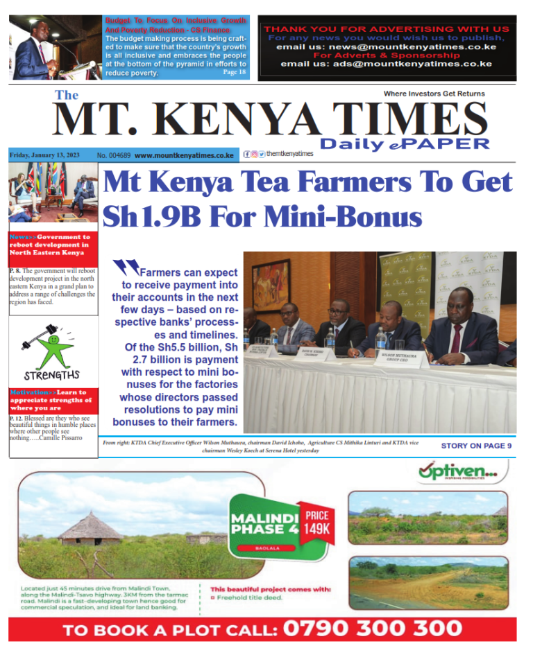 January 13, 2023 Mt Kenya Times ePAPER_001
