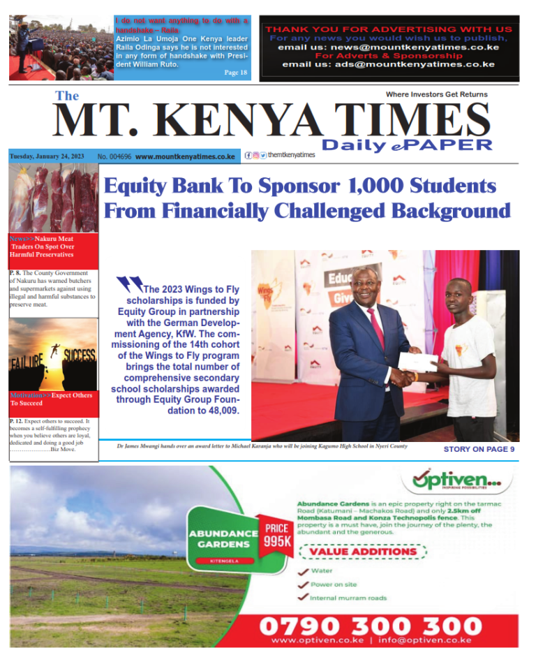 January 24, 2023 Mt Kenya Times ePAPER_001