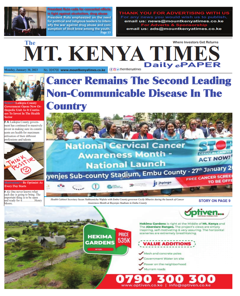 January 30, 2023 Mt Kenya Times ePAPER_001