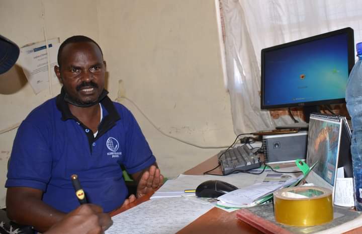 Paul Kiambi during the interview