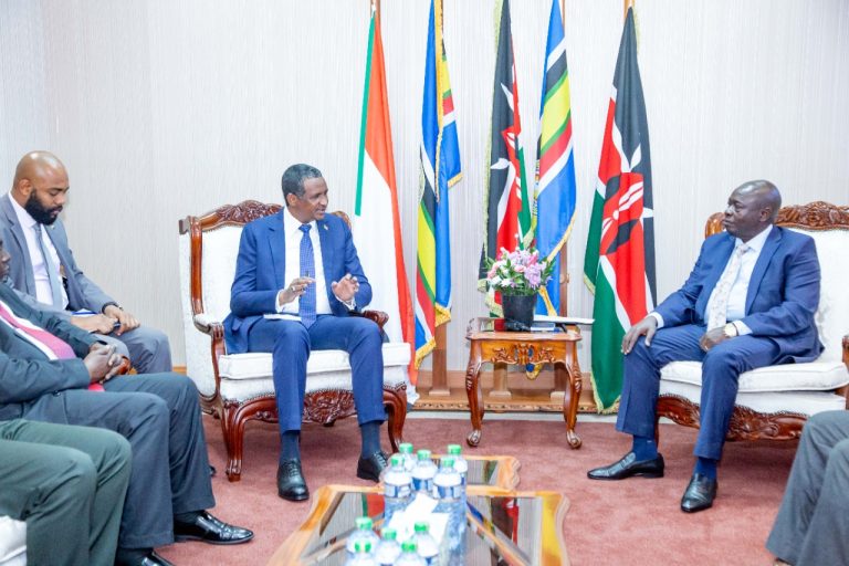 The DP hosted Vice President of the Sudan Transitional Sovereignty Council General Mohamed Dagalo at his office at Harambee House.