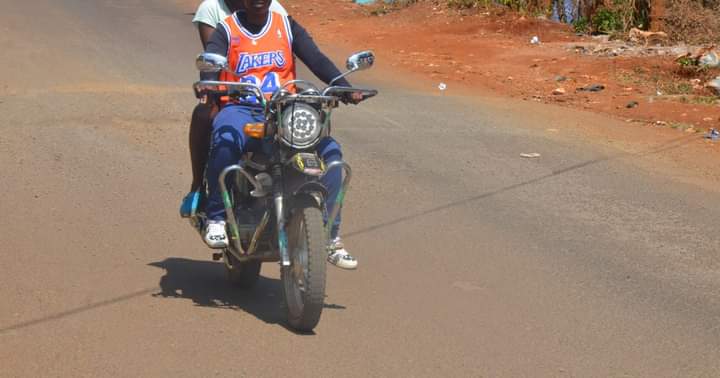 Boda boda rider