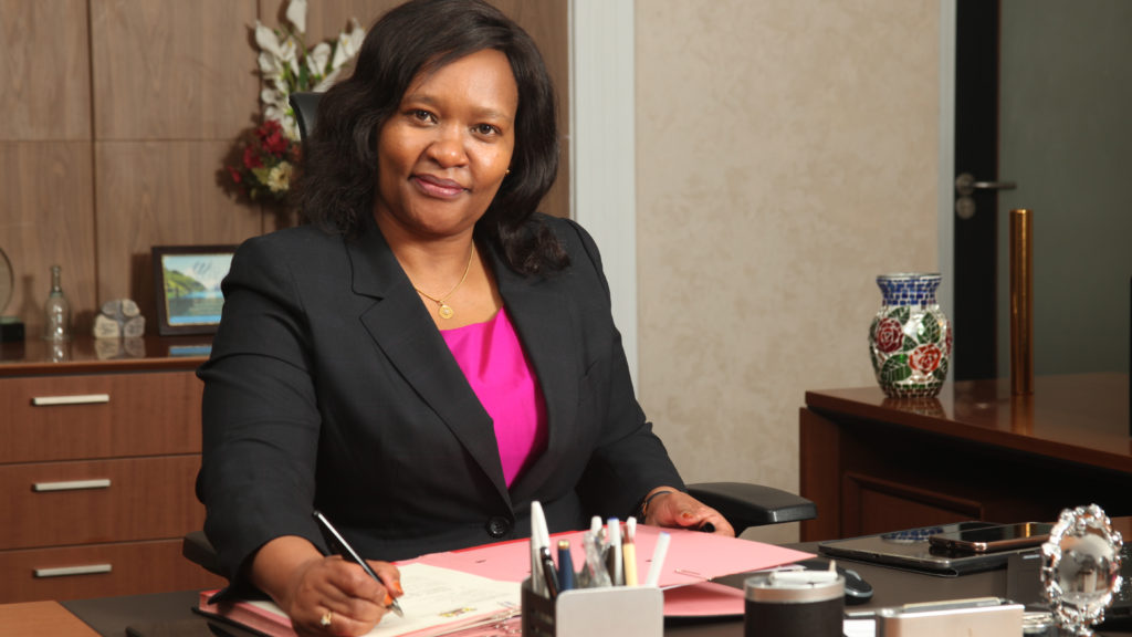 Cabinet Secretary for East African and Arid and Semi-Arid Lands (ASALs) Rebecca Miano