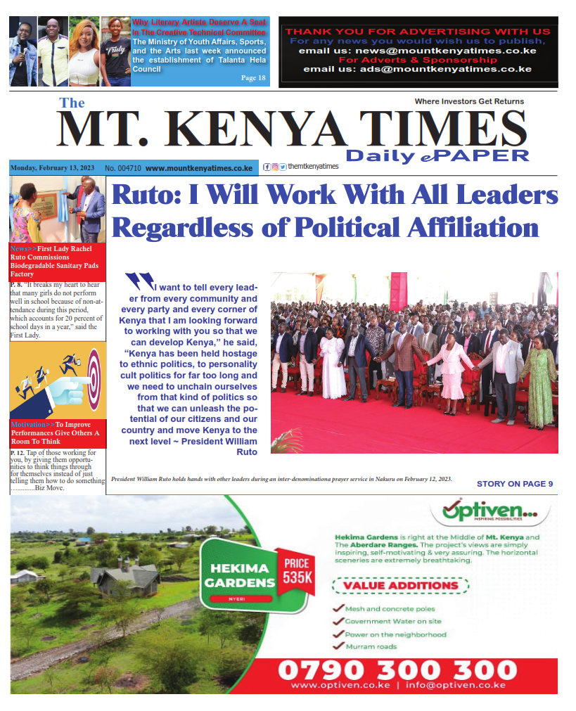 February 13, 2023 Mt Kenya Times ePAPER_001