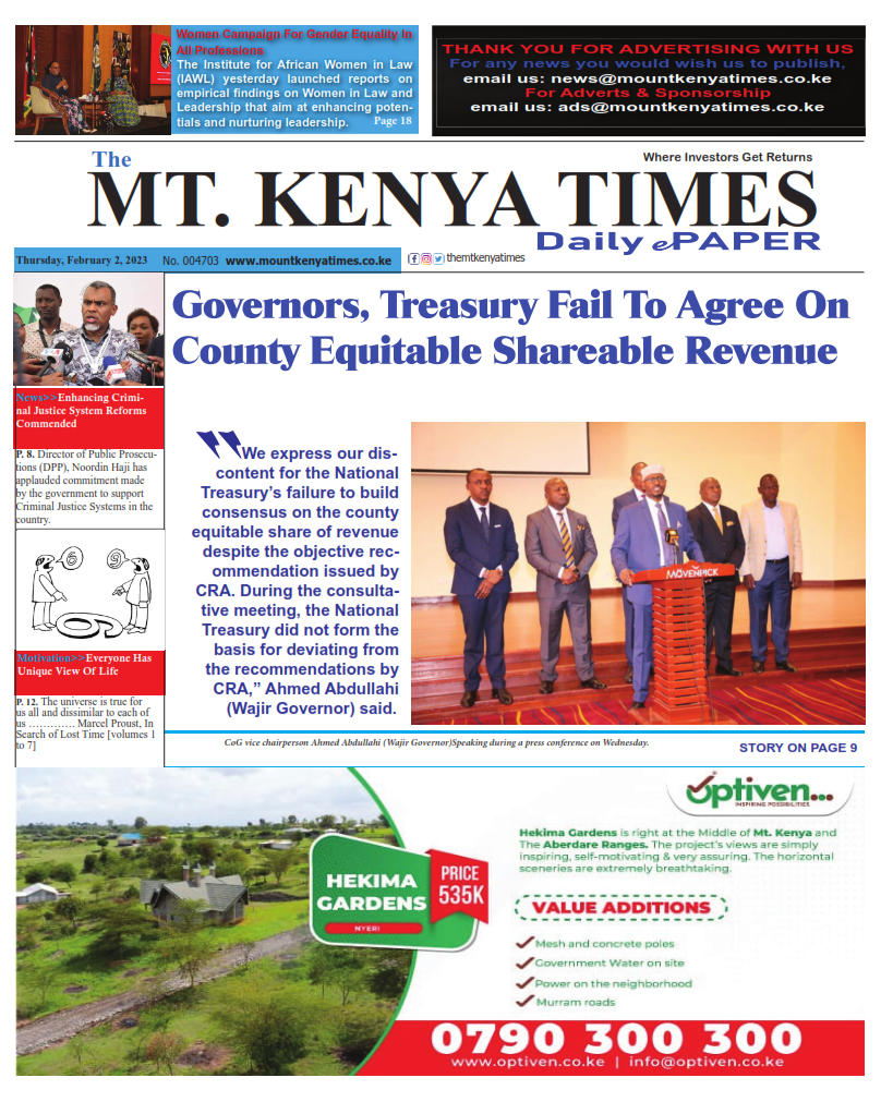 February 2, 2023 Mt Kenya Times ePAPER_001