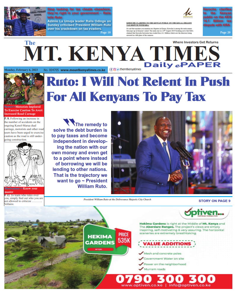 February 6, 2023 Mt Kenya Times ePAPER_001