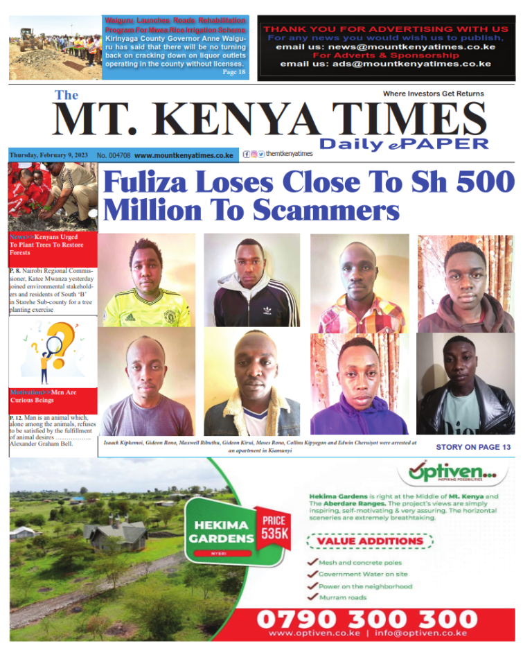 February 9, 2023 Mt Kenya Times ePAPER_001