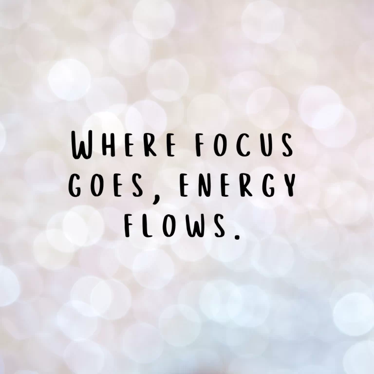 Focus Your Energies
